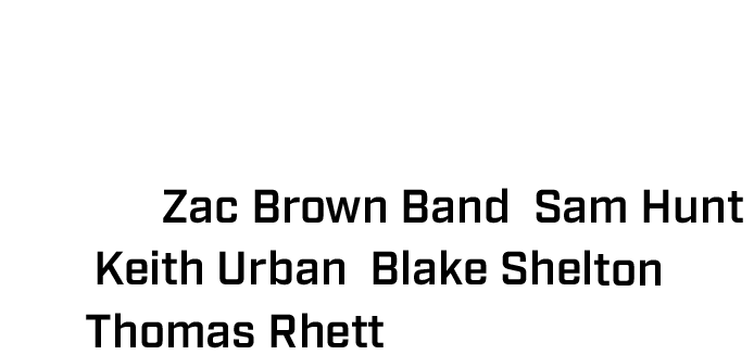 The Speedway has also hosted a concert the night before the 500, on Firestone Legends Day, with the likes of Zac Brown Band, Sam Hunt, Keith Urban, Blake Shelton and Thomas Rhett taking the stage.